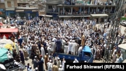 په خیبر کې د ناامنیو ضد هم یوشمېر احتجاجي غونډې شوې دي. پخوانی انځور