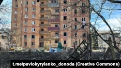 Наслідки російського обстрілу Костянтинівки, Донецька область, квітень 2023 року