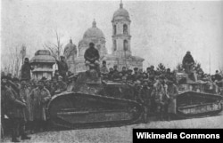 Французькі танки в районі Одеси, 1919 рік