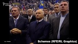 Єфремов (ліворуч) та Лужков (у центрі)