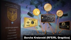 Više desetina lažnih proizvoda sa likom Donalda Trampa kreirano je u makedonskom gradu Velesu