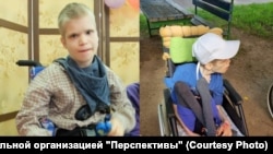 Один из умерших в ПНИ №10 Алексей Дельвари. Фото слева: до попадания в ПНИ, фото справа: в ПНИ