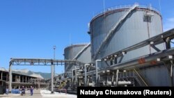 یکی از پایانه‌های صادرات نفت روسیه در سواحل دریای سیاه