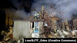 Наслідки однієї з попередніх атак Одеси, лютий 2024 року