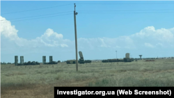 Російський ЗРК С-300 біля села Молочне під Євпаторією в окупованому Криму, архівне фото