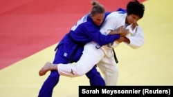 У 1/8 фіналу «українська Анаконда» поступилася спортсменці з Японії Харуко Фунакубо