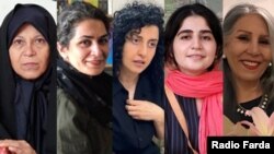 A group of female political prisoners took part in a rare protest inside the notorious Evin Prison on May 23.