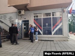 Pjesëtarë të EULEX-it gjatë aksionit në Zveçan.