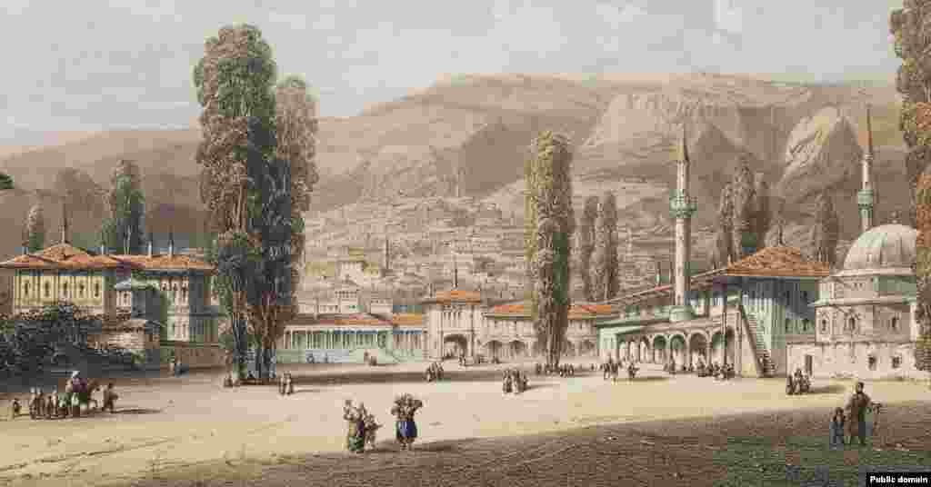 Город Бахчисарай был столицей Крымского ханства до его аннексии Россией в 1783 году. В Бахчисарае фактически не осталось крымских татар после того, как 18 мая 1944 советский режим начал массовую депортацию всего крымскотатарского народа из Крыма в Центральную Азию  