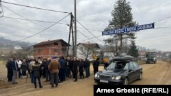 Građani su protestovali krajem prošle godine zbog izgradnje autoputa u naselju, 29. decembra 2023.