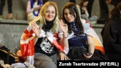 „აგენტების კანონი“ წინააღმდეგ გამართული საპროტესტო აქცია. 18 აპრილი, 2024.