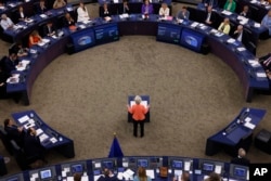 Президентка Єврокомісї під час великої щорічної промови в Європарламенті. Брюссель, 13 вересня 2023 року