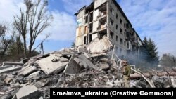 Наслідки російських обстрілів у Авдіївці, жовтень 2023 року