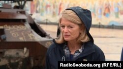 Сенаторка Ліза Меркавскі у Києві. 12 квітня 2023.