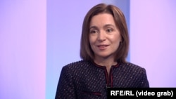 Президентка Молдови Мая Санду під час інтерв’ю Радіо Свобода 