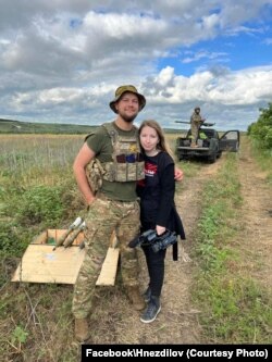 Сергій Гнезділов разом із Вікторією Амеліною, яка загинула 1 липня