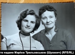 Наталія Березинська-Шухевич – дружина Романа Шухевича з донькою Марією Трильовською (Шухевич), Львів 1963 року