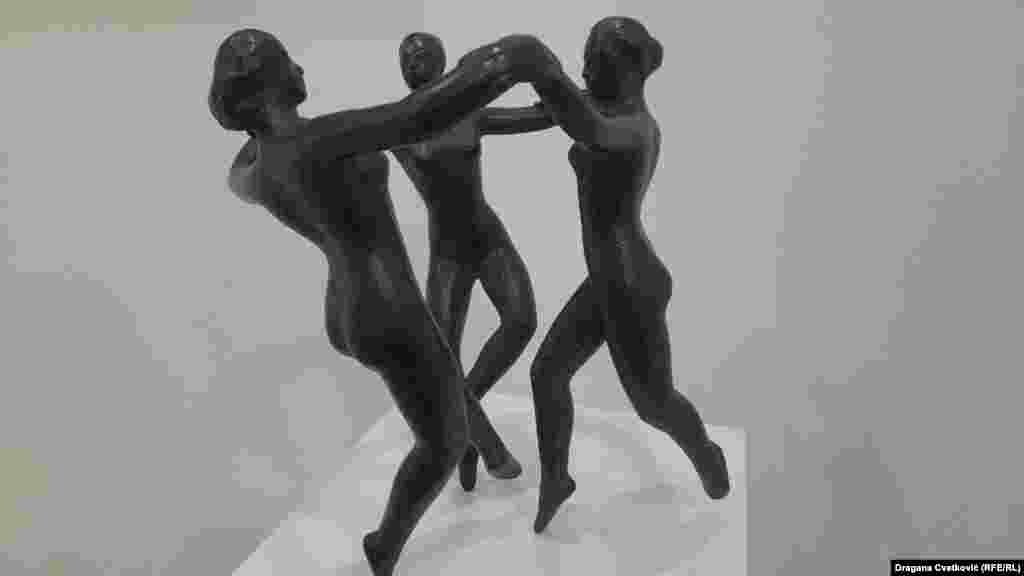 "Igra", bronza,  Milovan Krstić,  1960. godine.