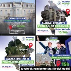 Izborne promocije koalicije Bečića i Abazovića "Hrabro se broji" u radnim danima i u toku radng vremena