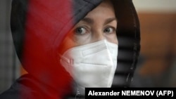 Алсу Курмашева на заседании в суде, Казань, 20 октября 2023 года.