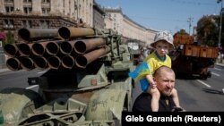 Выставка российской техники на Крещатике