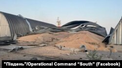 Наслідки однієї з попередніх атак російських дронів на порти Одещини, 24 липня 2023 року