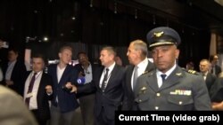 Корреспондент "Настоящего Времени" задаёт вопрос Сергею Лаврову, ЮАР, 24 августа 2023 года