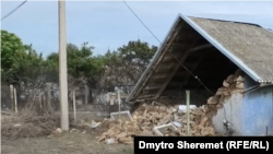 Зруйнований потопом будинок у Тягинці