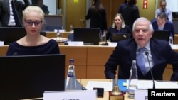 Юлія Навальна і Жозеп Боррель, 19 лютого 2024 року