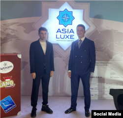 Sherzod Umarov (right), the cousin of President Shavkat Mirziyoev's son-in-law Otabek Umarov, is believed to be the real power behind Asia Luxe, the most powerful company in an expanding Uzbek tourism sector.
