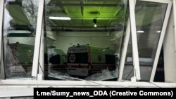 Серед пошкоджених об’єктів – приміщення обласного центру екстреної медичної допомоги