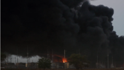 Пожежа на нафтобазі у Ростовській області. Росія, 19 серпня 2024 року