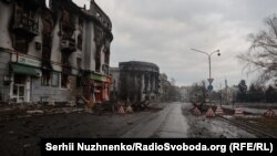 У центрі міста Бахмуту Донецької області, 25 лютого 2023 року