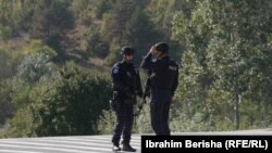 Полиција во близина на Бањска, Косово 25 септември 2023