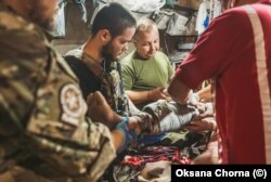 Стабілізаційний пункт на Донеччині. Фото Оксани Чорної