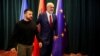 Президент України Володимир Зеленський і прем’єр-міністр Албанії Еді Рама (праворуч) у день cаміту «Україна – Південно-Східна Європа» в Тирані, Албанія, 28 лютого 2024 року