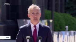 Єнс Столтенберґ та Володимир Зеленський про саміт НАТО та преспективи вступу України до альянсу (відео) Єнс Столтенберґ та Володимир Зеленський про саміт НАТО та преспективи вступу України до альянсу (відео)