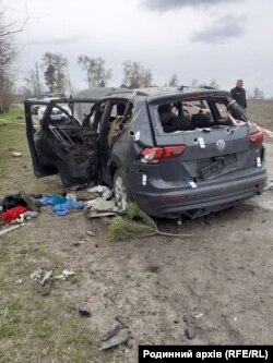 Машина, в якій були Тімур з Тетяною. Фото – з архівів родини