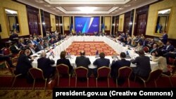 Засідання міністрів закордонних справ країн Євросоюзу за участі президента України Володимира Зеленського. Київ, 2 жовтня 2023 року