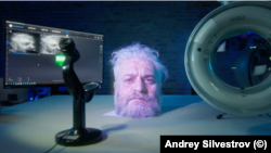 Кадр из фильма "Вверх вниз. История человека, который жил, жил, да и стал пикселем"