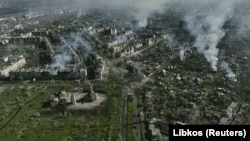 Місто Бахмут на Донеччині – місце найзапекліших боїв Сил оборони України з армією РФ, 26 квітня 2023 року