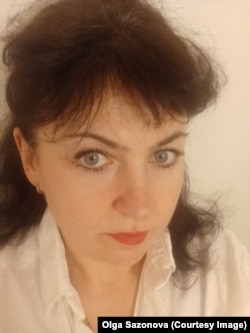 Українська біженка з Харкова Ольга Сазонова, Ґетеборг, Швеція