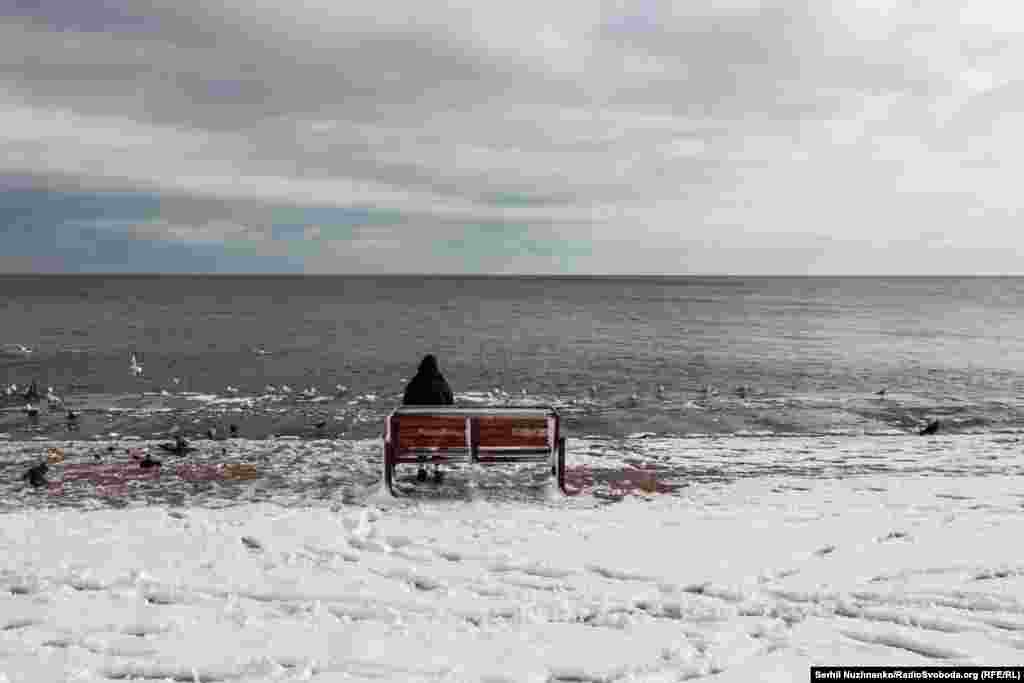 А інші просто насолоджуються морем 