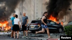 Наслідки ракетного удару по Ізраїлю