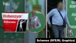 «Схеми» впізнали ліки в пакунку одного з клієнтів «ЕлʼФарм» – німецький препарат «Вобензим»