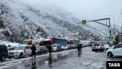 Пункт пропуску «Верхній Ларс», листопад 2023 року