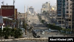 Загальна кількість підтверджених жертв серед українців в Ізраїлі: 19 загиблих та 1 зниклий безвісти. У Секторі Гази – 3 загиблих. На фото – місто Газа, 23 жовтня 2023 року