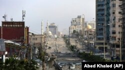 د اسرييليو ځواکونو او حماس ترمينځ جګړه کې غزې ته زيان رسېدلی دی. انځور له ارشيفه