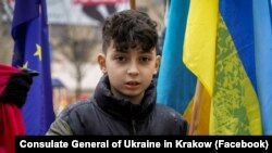 Акція на підтримку України в Кракові Speak Up, Silence Breaks, січень 2024 року, фото ілюстративне