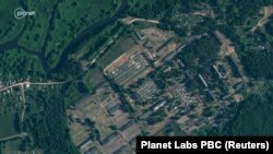Білорусь 30 червня 2023 року. Супутникове фото нових об’єктів на військові базі у Могильовській області